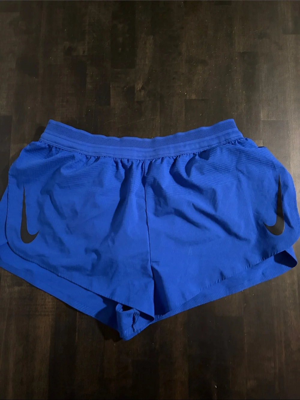 Nike Blue Aeroswift Racing Running Shorts Size Medium Marathon Runner - Picture 2 of 7